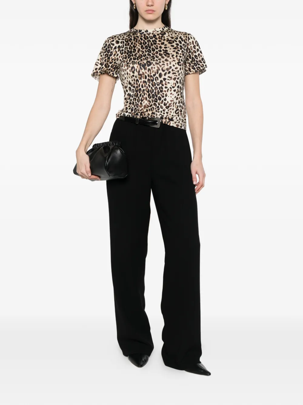  Marella Zinnia Leopard-pattern Top - Neutrals 