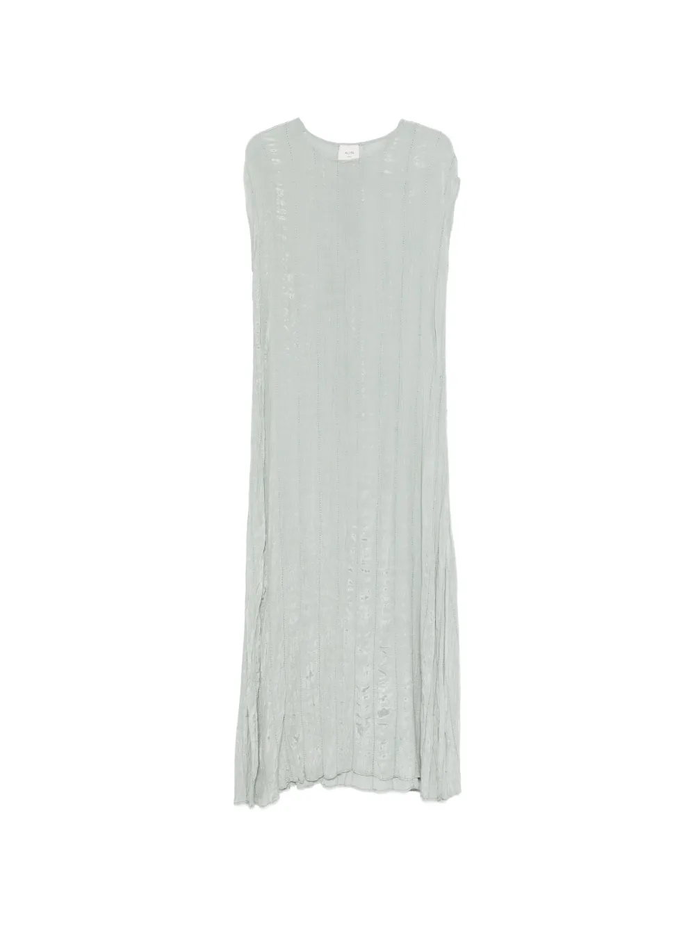 Alysi ribbed sleeveless midi dress - Blu