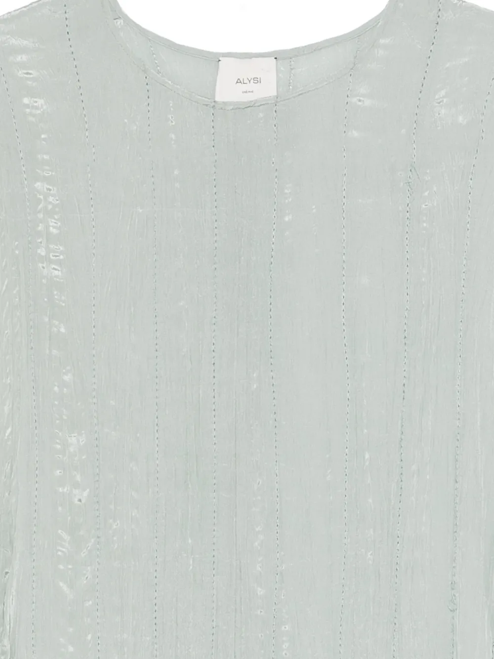 Alysi Mouwloze midi-jurk Blauw