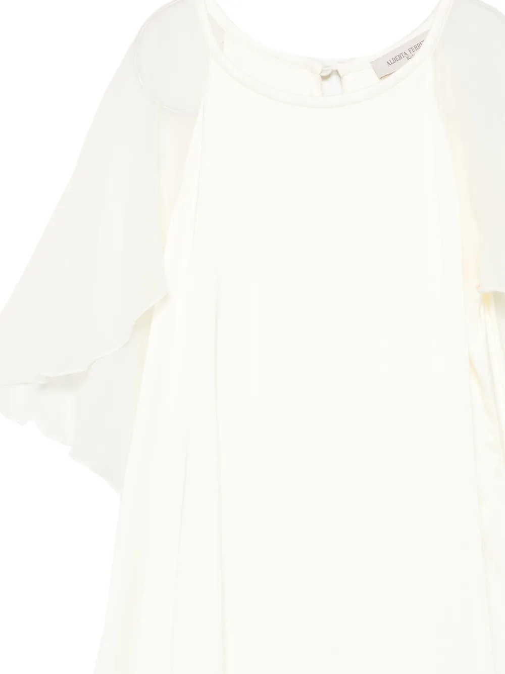  Alberta Ferretti Kids Layered Dress - Neutrals 