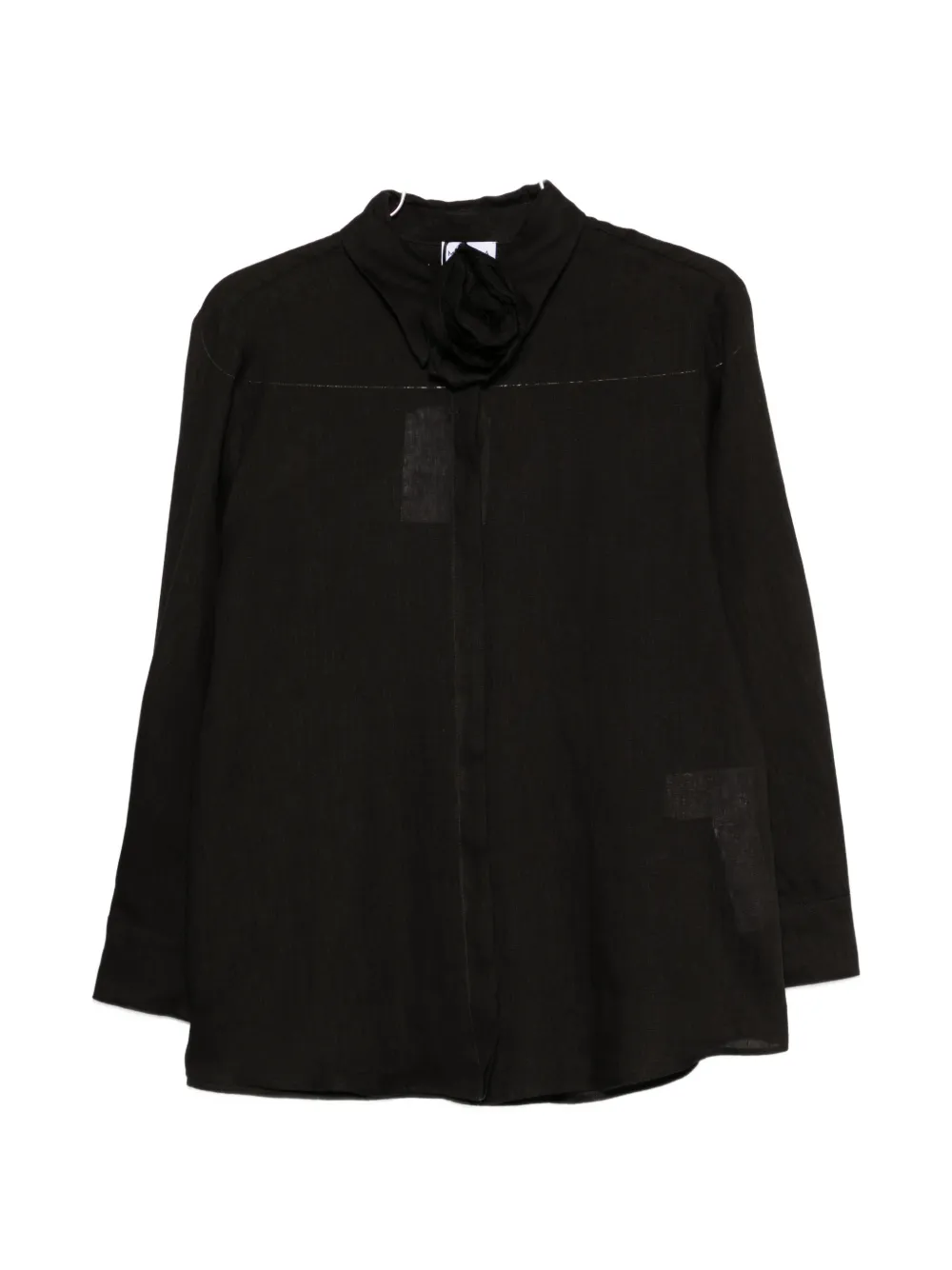 Marella Editore floral-embellishment shirt set (set of two) - Nero