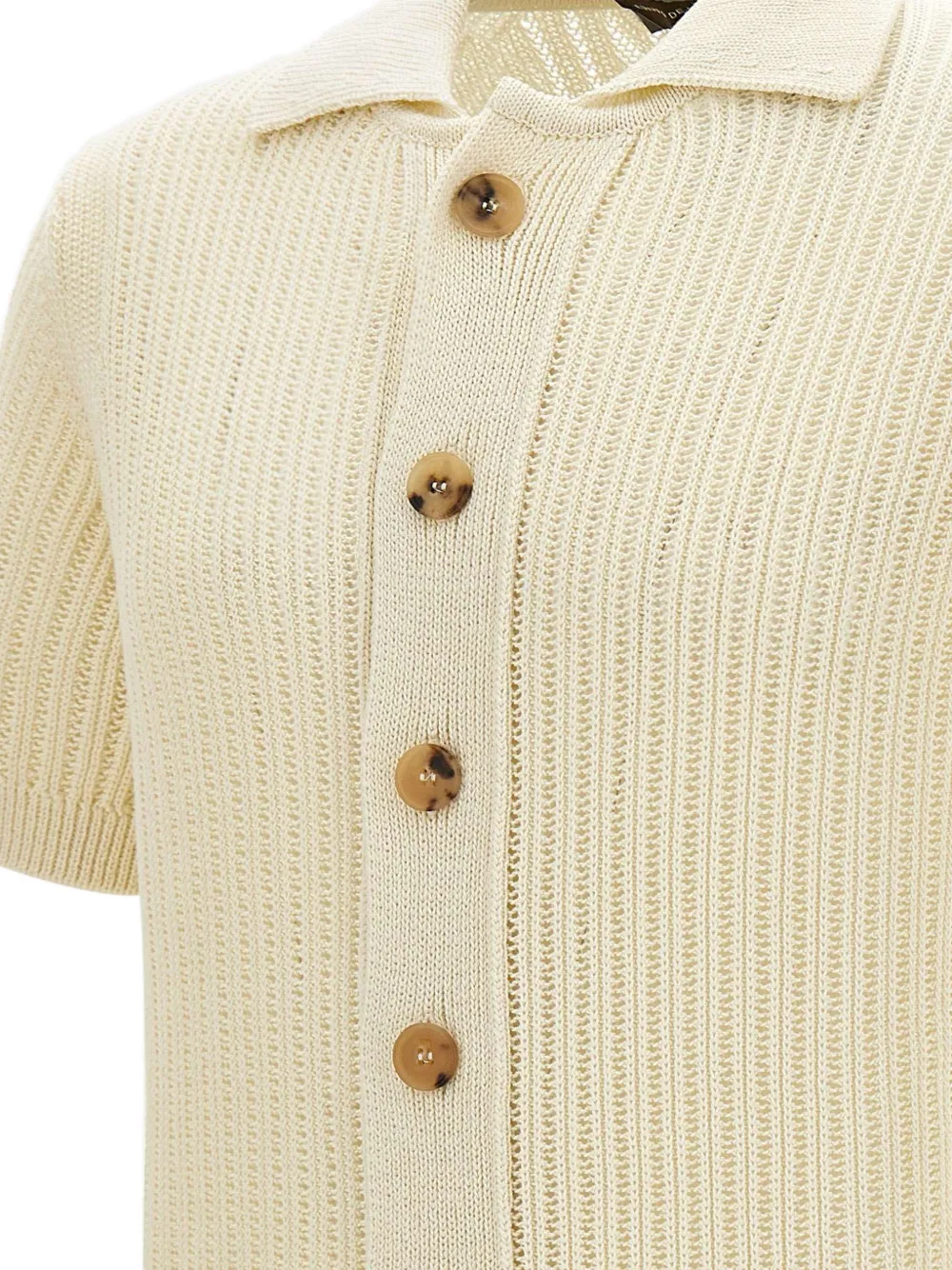 Filippo De Laurentiis Gebreid overhemd Beige