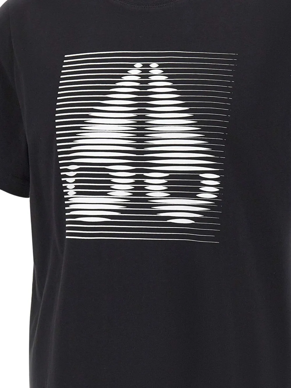 Moose Knuckles Round-neck Short-sleeved T-shirt In Black