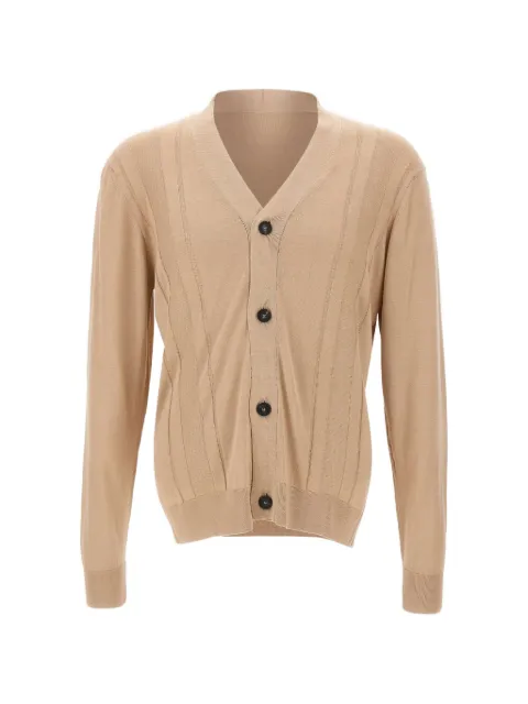 Tagliatore Moore V-neck ribbed cardigan