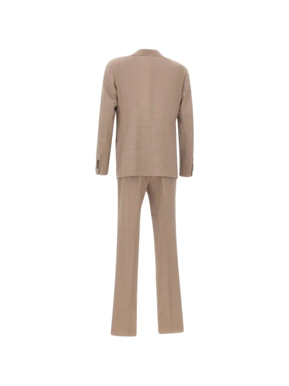 Tagliatore Pak met contrasterende knopen en revers Beige