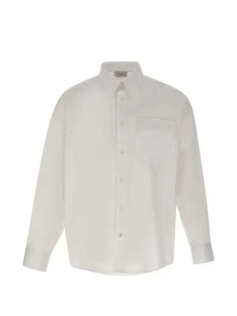 Paolo Pecora long-sleeve patch-pocket shirt