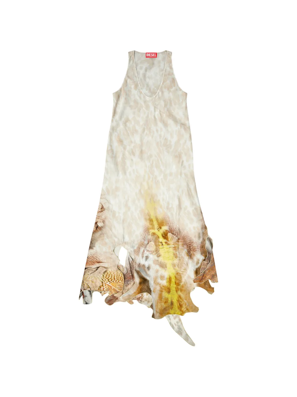 Diesel D-Ikara asymmetric dress - Toni neutri