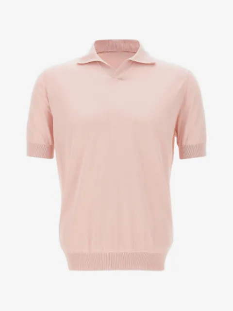 Filippo De Laurentiis knitted polo-collar T-shirt
