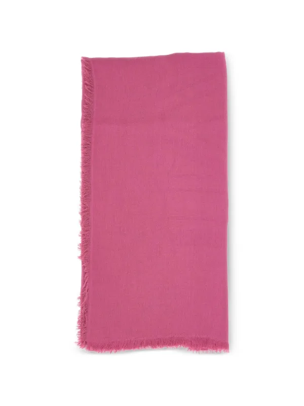 Max Mara Jacquard Fringed-trim Scarf in Pink