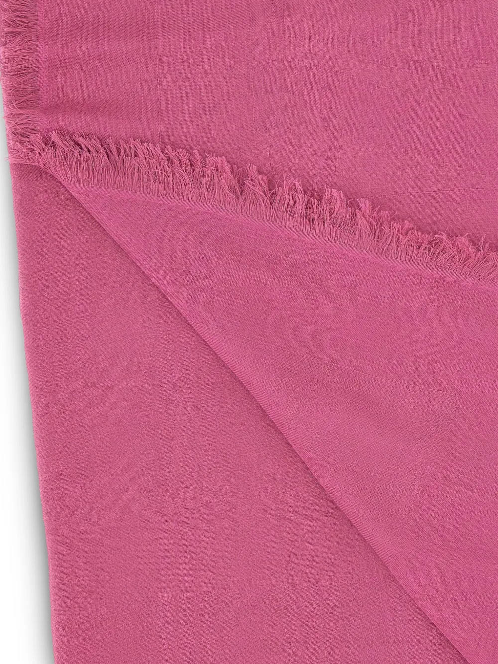 Max Mara Sjaal met franje afwerking en jacquard Roze