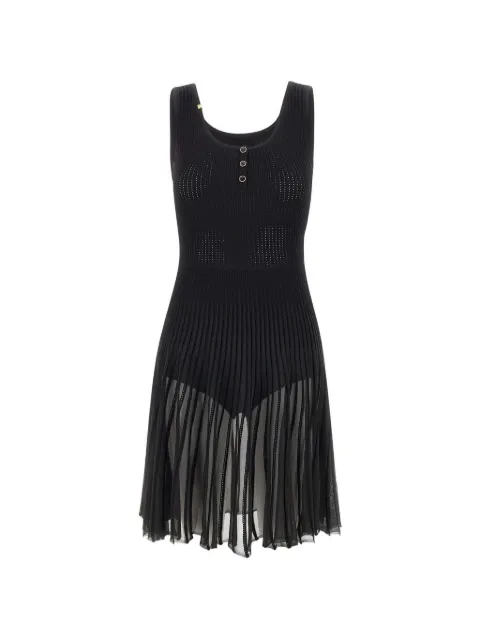 Elisabetta Franchi jour-knit pleated dress