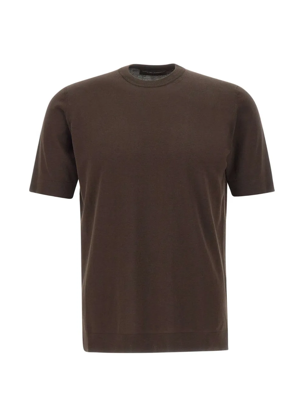 Filippo De Laurentiis ribbed short-sleeve T-shirt - Marrone