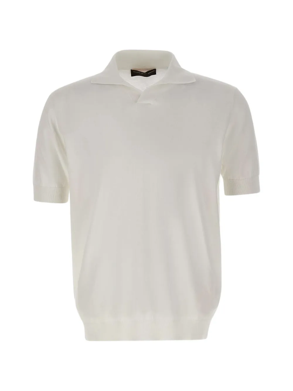 Filippo De Laurentiis ribbed T-shirt - Bianco