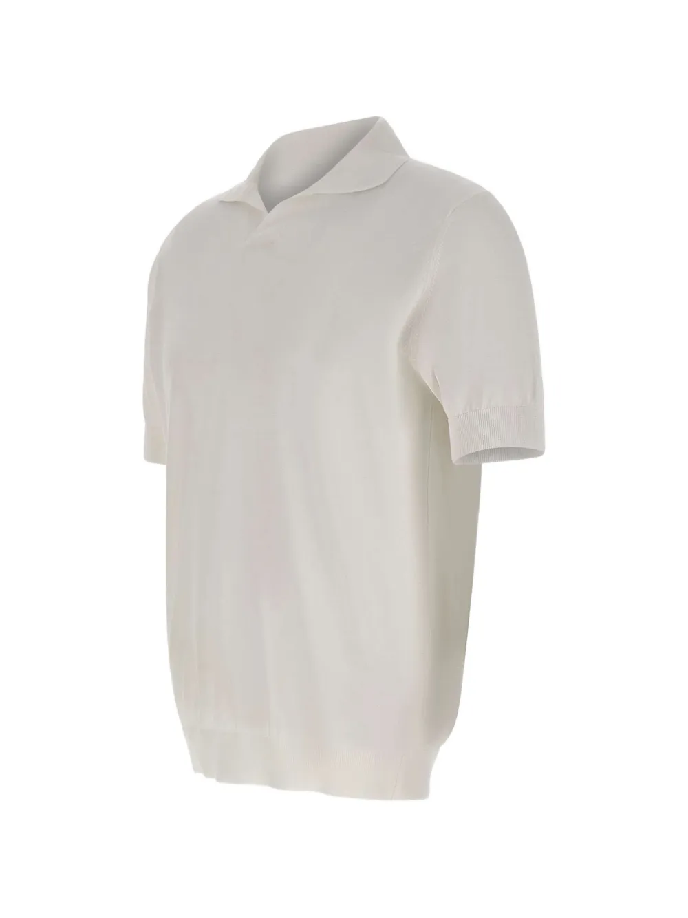 Filippo De Laurentiis Geribbeld T-shirt Wit