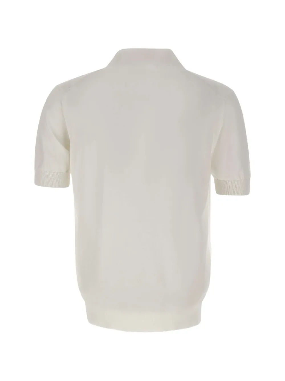 Filippo De Laurentiis Geribbeld T-shirt Wit