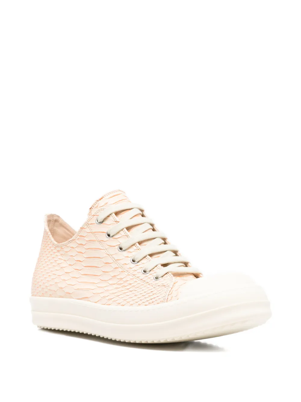 Rick Owens Sneakers met textuur Beige