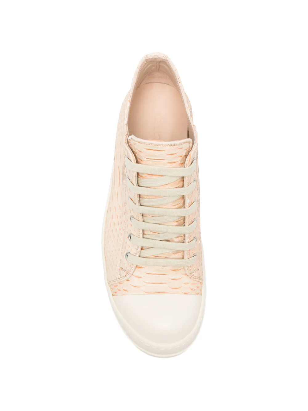 Rick Owens Sneakers met textuur Beige