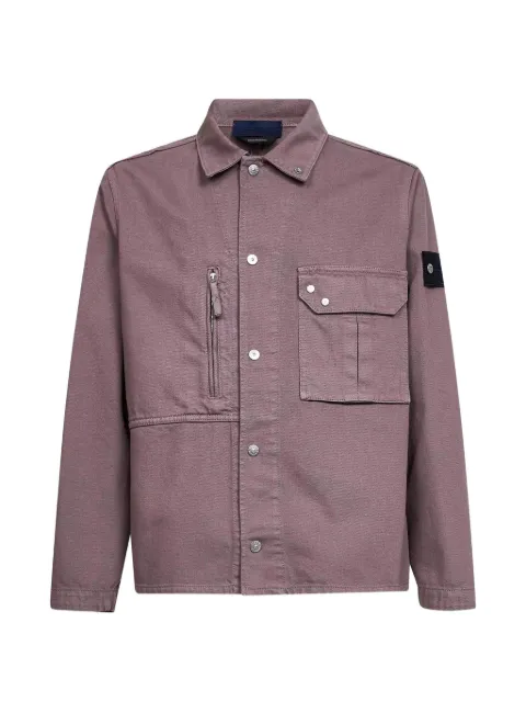 Stone Island button pocket cotton shirt