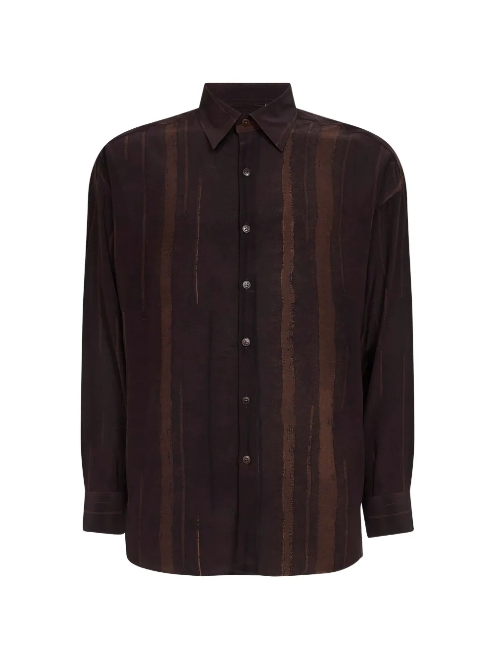 Costumein Valentino striped shirt - Brown