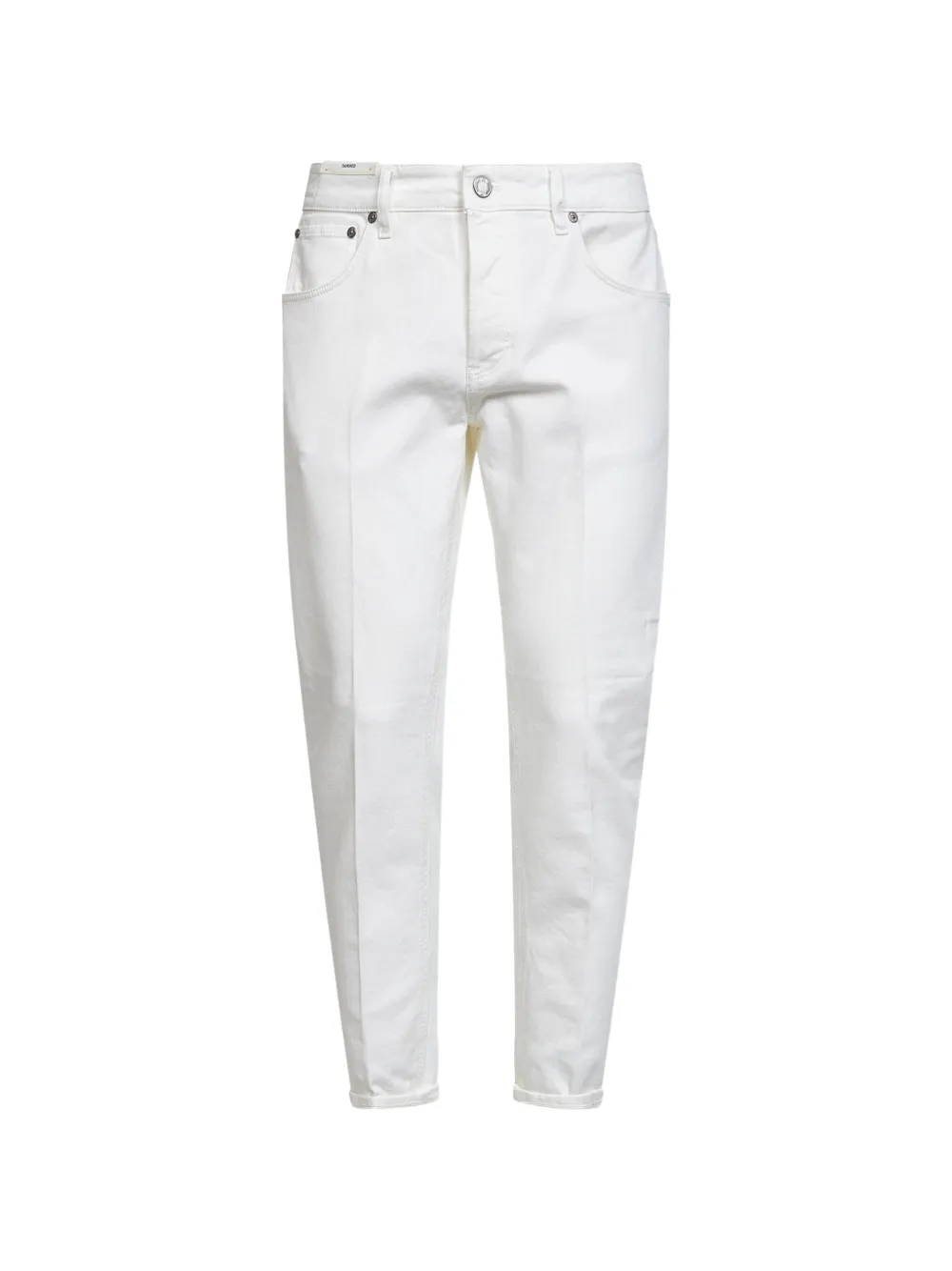 Pt Torino Logo-patch Jeans In White