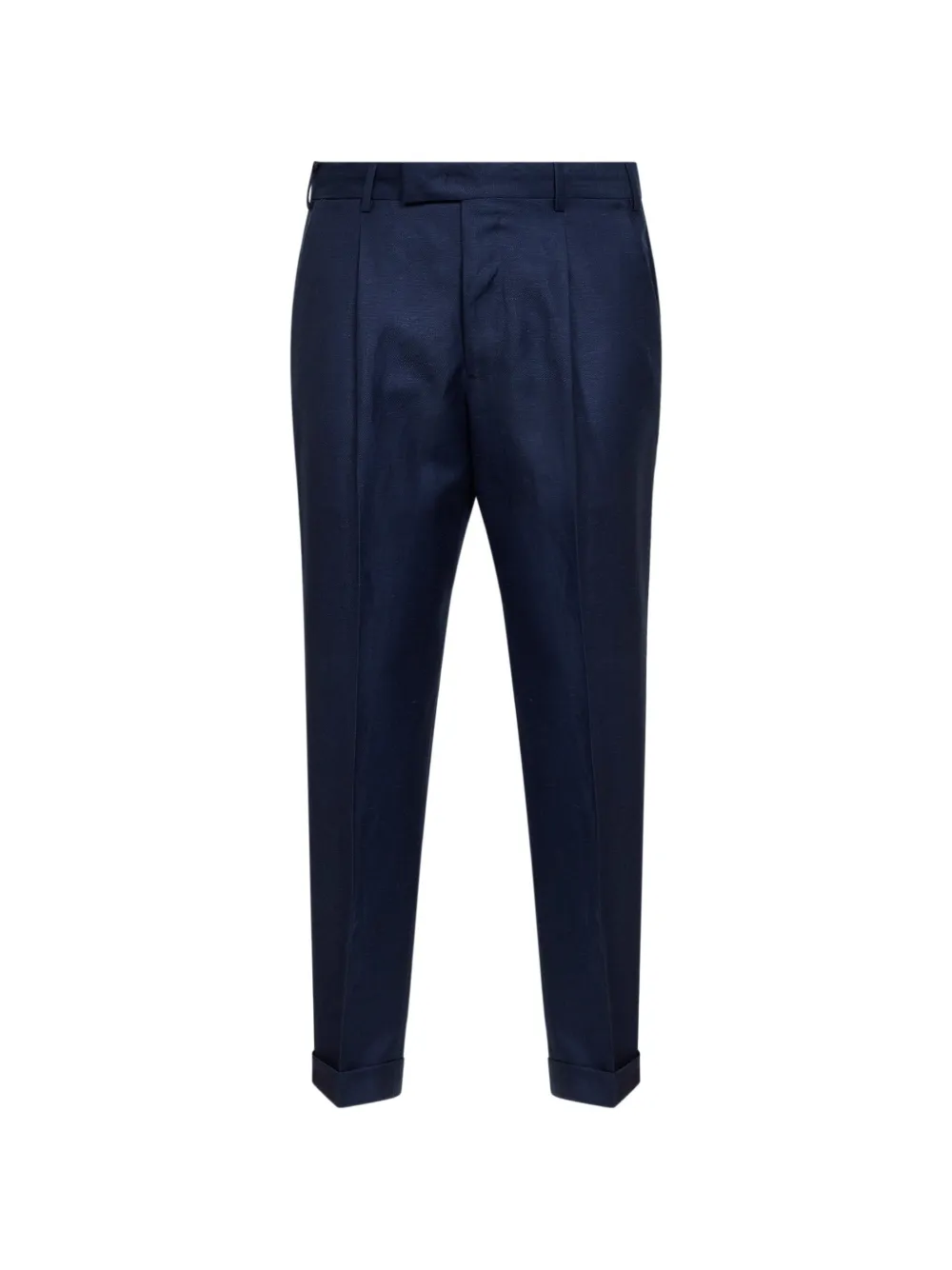 Pt Torino Cuffed Trousers In Blue
