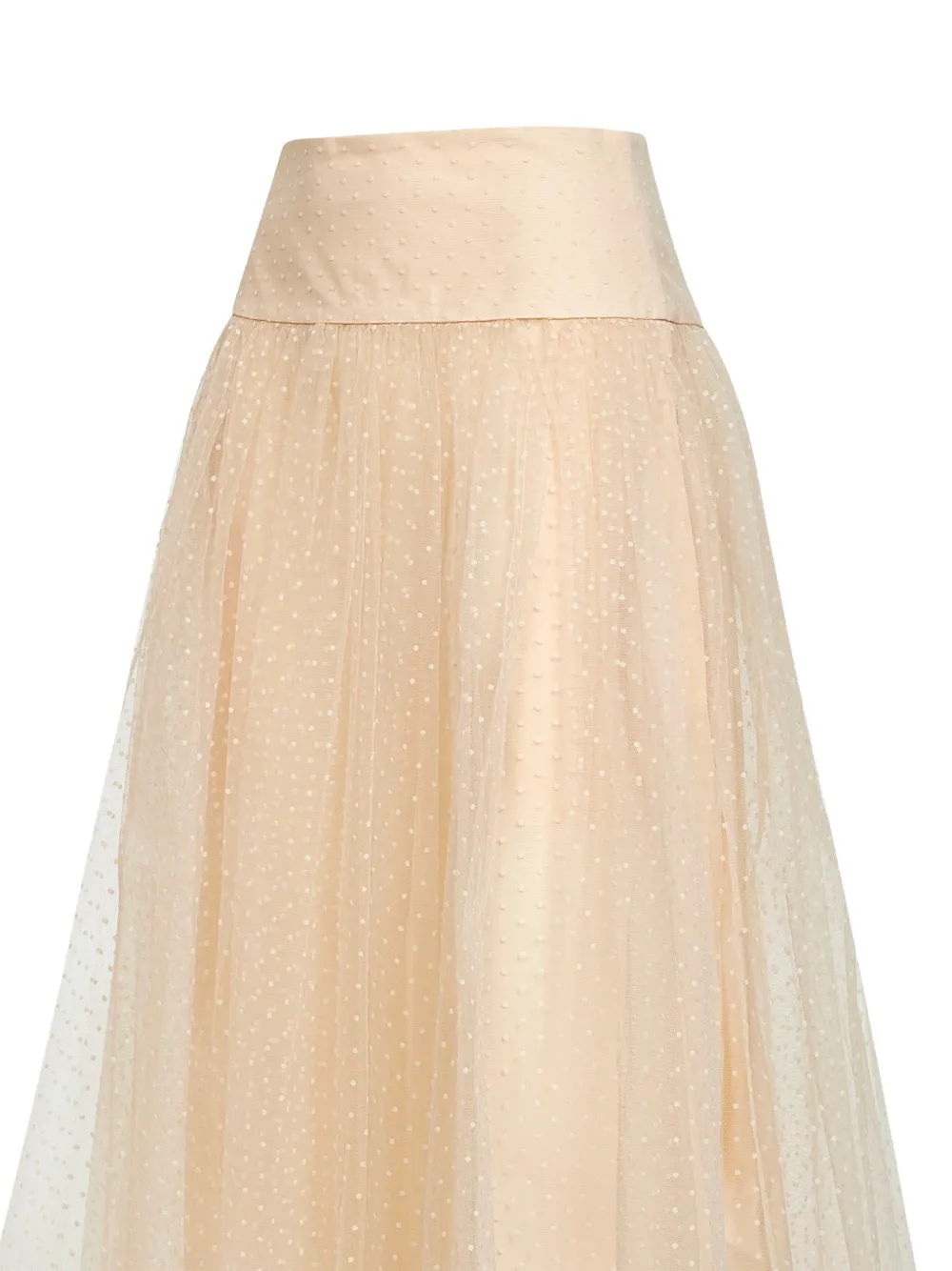 Zimmermann Gathered Flared Midi Skirt - Neutrals 