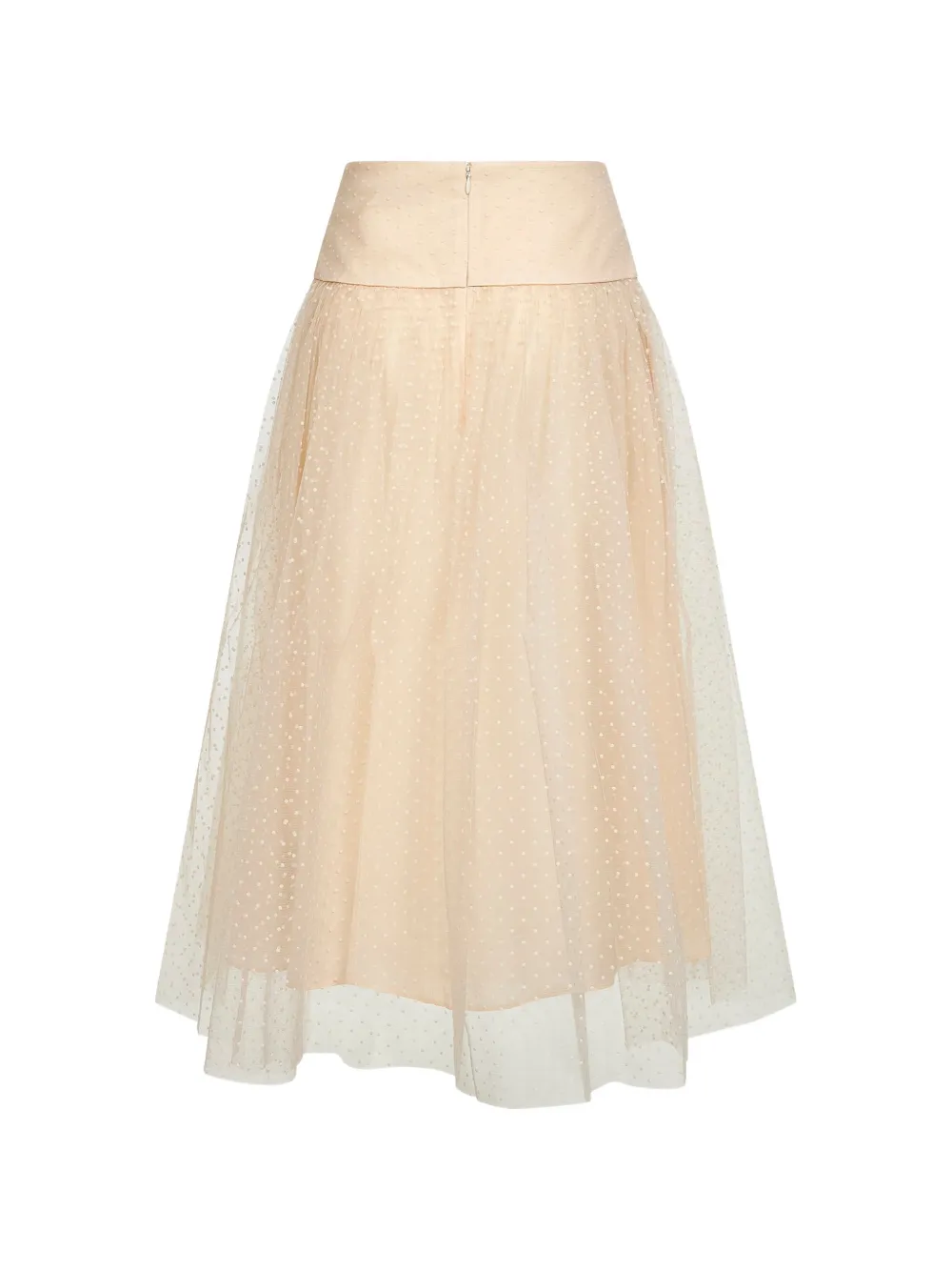  Zimmermann Gathered Flared Midi Skirt - Neutrals 