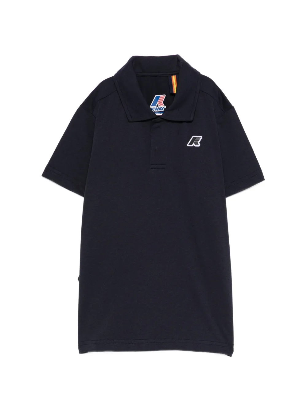 K Way Kids logo polo shirt - Blu