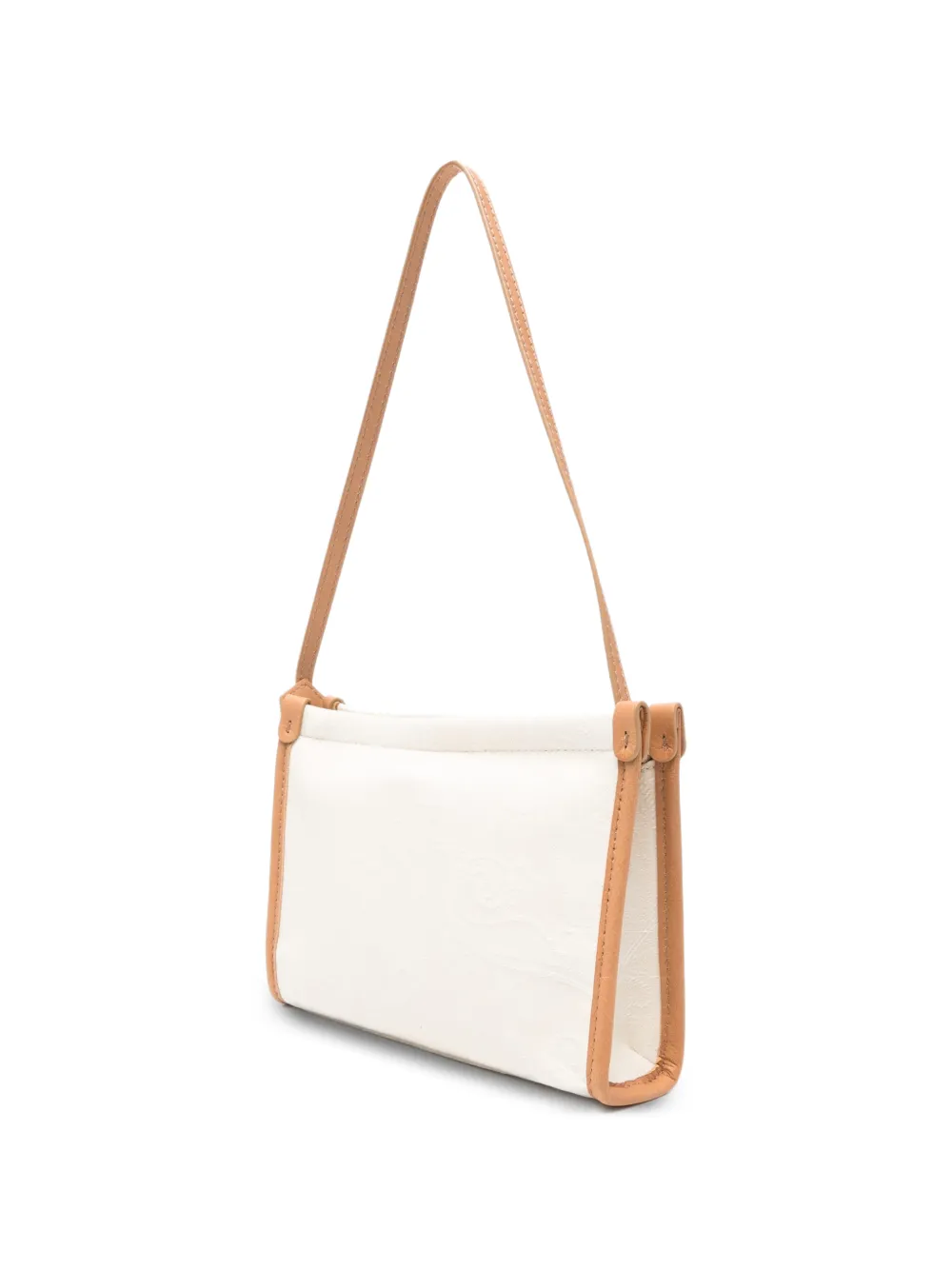 Embroidered Top-Handle Bag