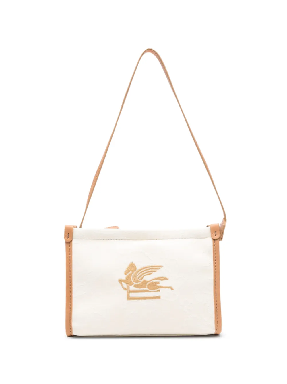 ETRO KIDS embroidered top-handle bag - Toni neutri