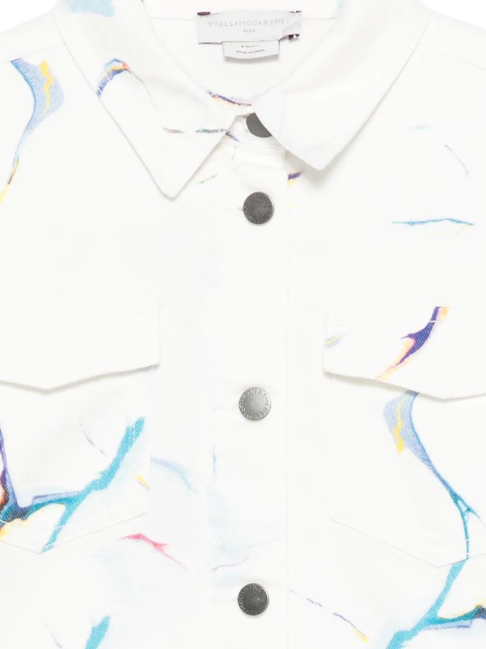Stella McCartney Kids Spijkerjack Wit
