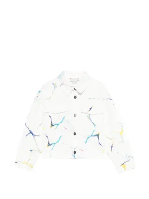 Stella McCartney Kids フローラル ジャケット | オレンジ | FARFETCH JP