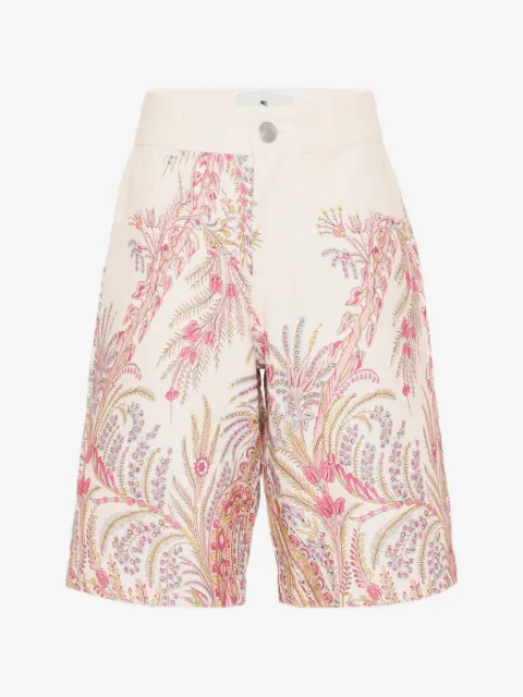 ETRO KIDS floral-print casual shorts
