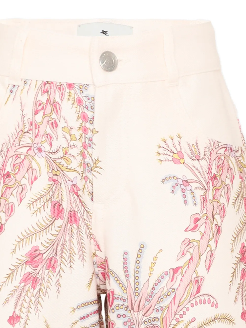 Floral-Print Casual Shorts