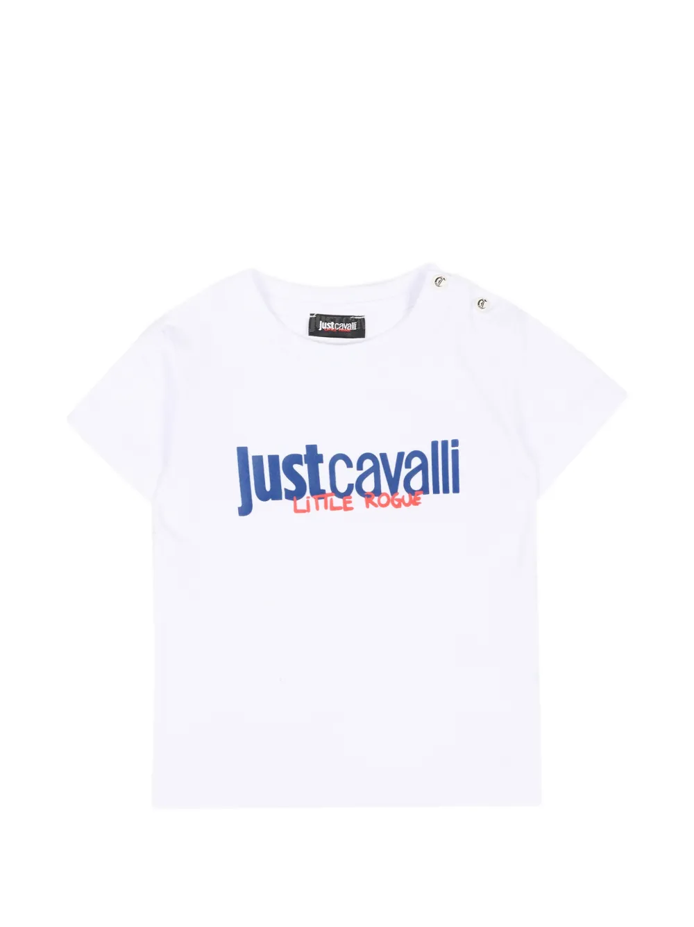 Just Cavalli Babies' Short-sleeves T-shirt In White