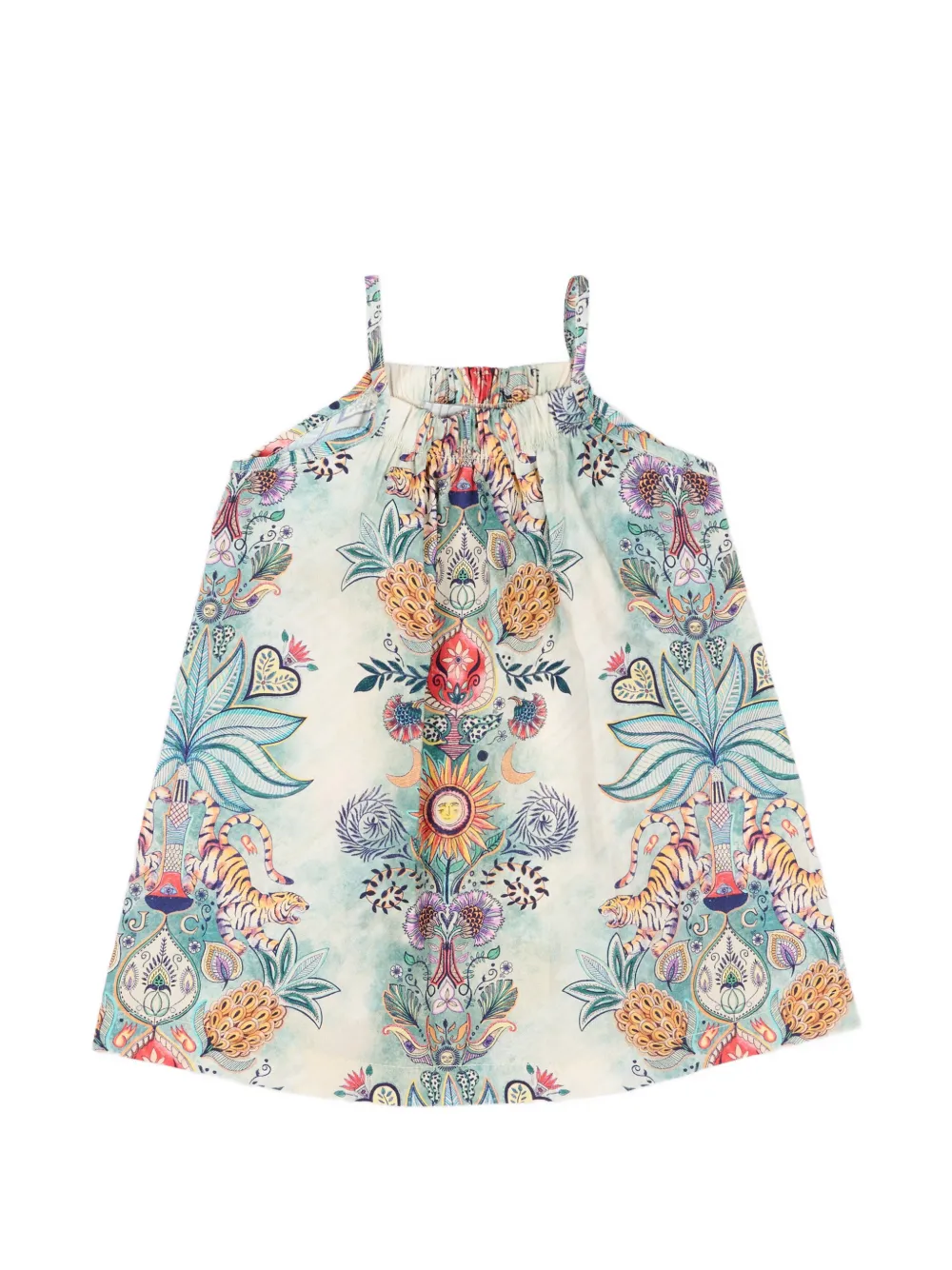 Just Cavalli Babies' Tropical-print Dress In Multi