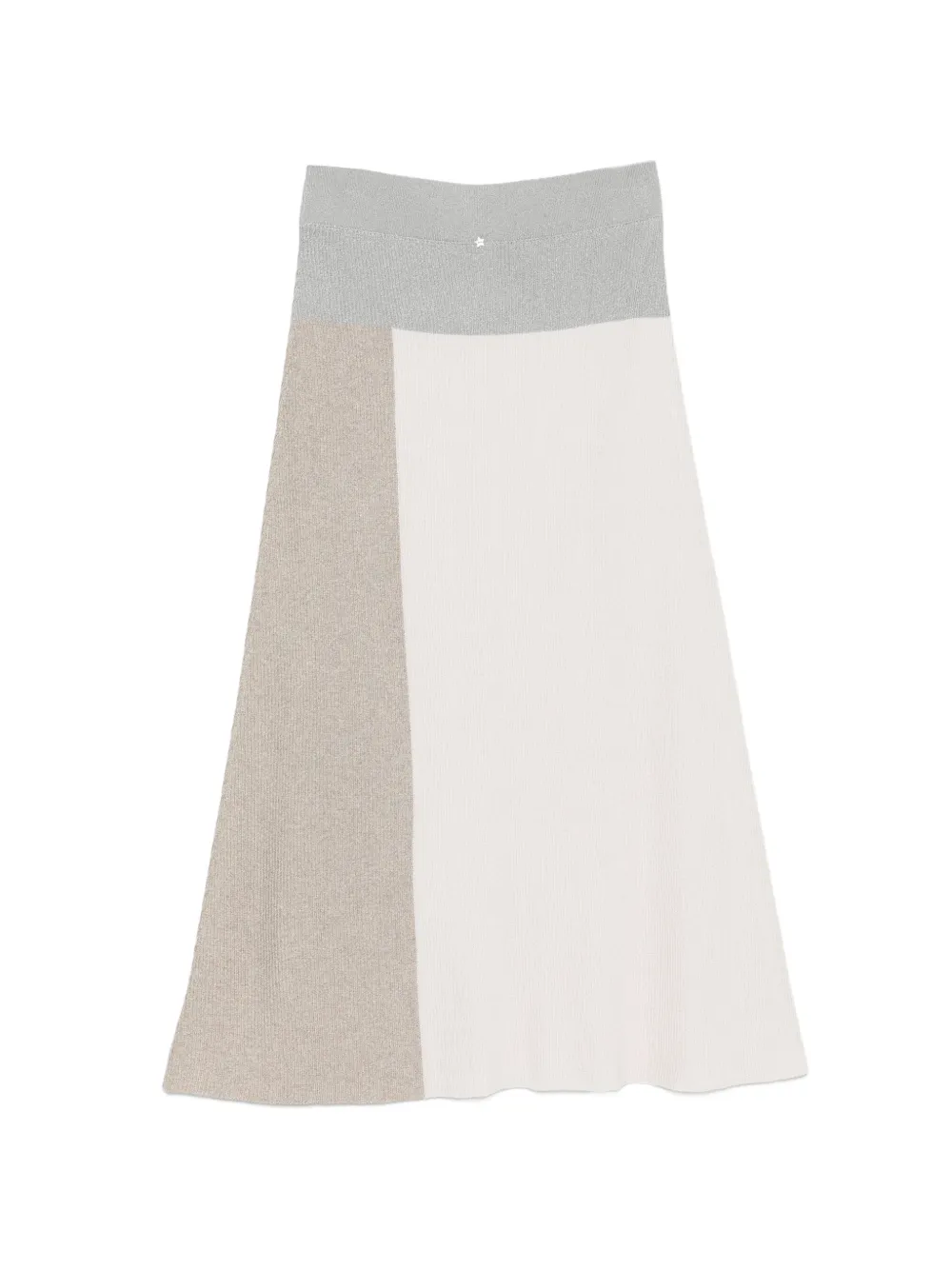  Lorena Antoniazzi Colourblock Midi Skirt - Neutrals 