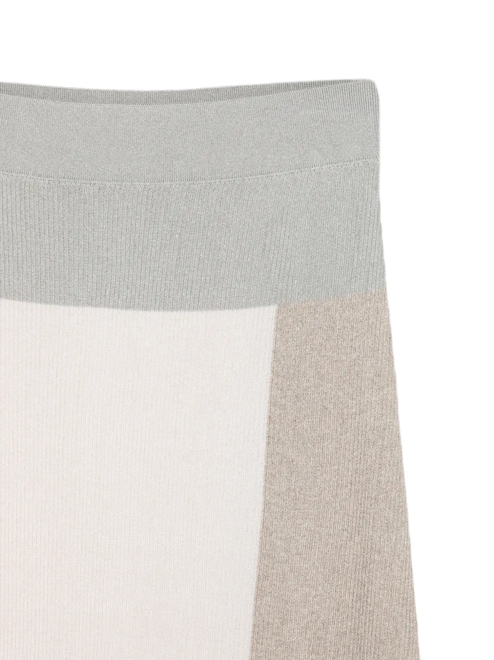  Lorena Antoniazzi Colourblock Midi Skirt - Neutrals 
