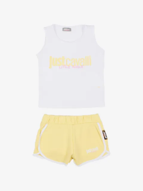 Just Cavalli Kids shortssæt med logotryk