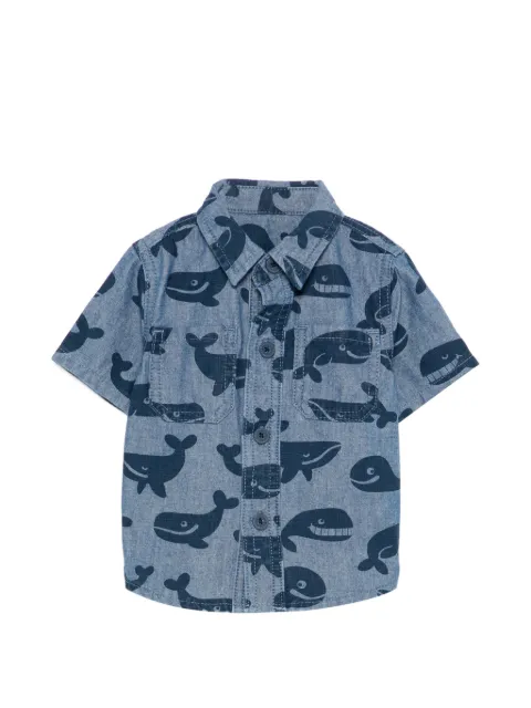Stella McCartney Kids buttoned whale shirt