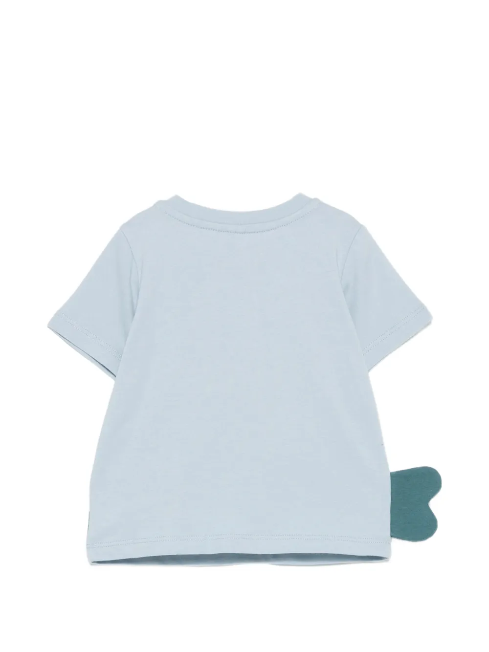 Stella McCartney Kids T-shirt met logo Blauw