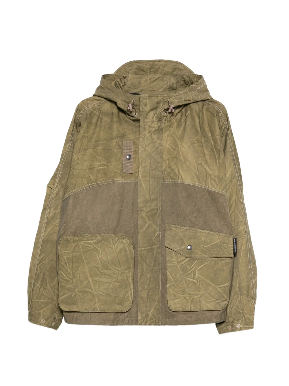 Andersson Bell tie-dye flap-pocket jacket - Verde