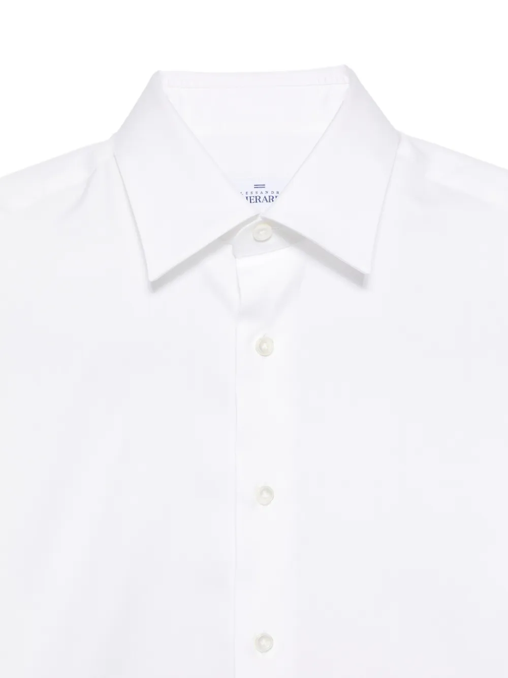  Alessandro Gherardi Point-collar Shirt - White 