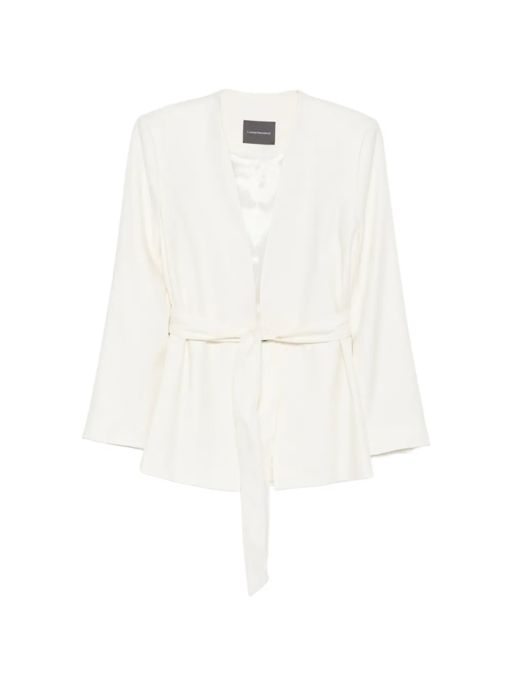 Lorena Antoniazzi tie-belt jacket - Toni neutri
