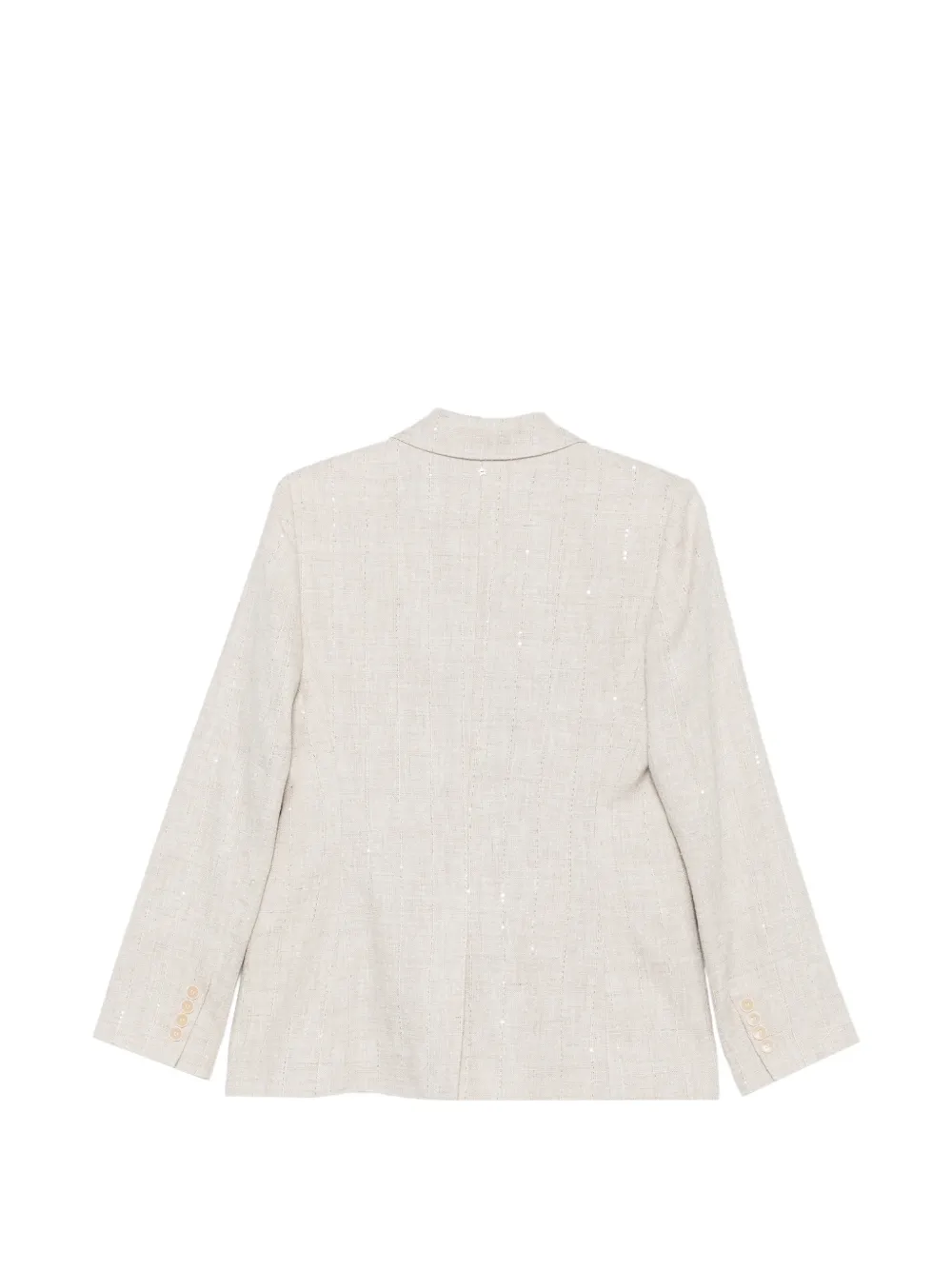  Lorena Antoniazzi Sequin Single-breasted Blazer - Neutrals 