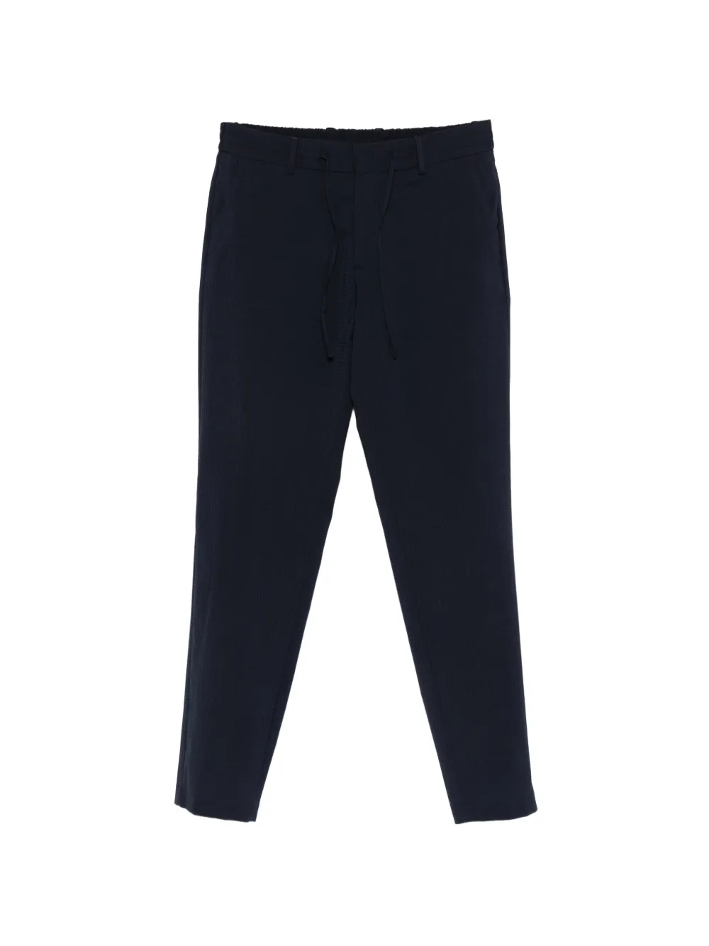 Hugo Boss P-genius Textured Trousers In Blue