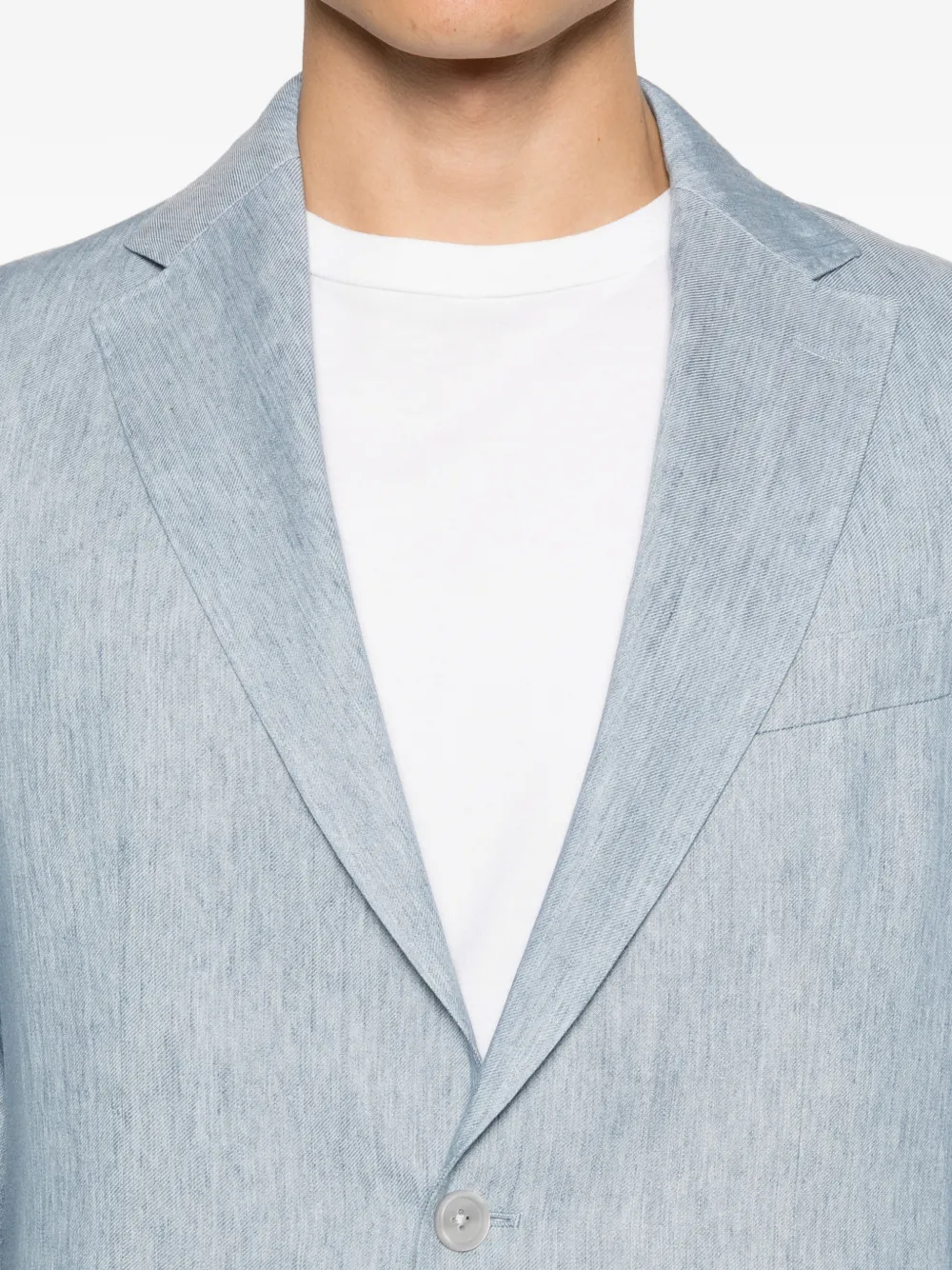 BOSS Blazer met borstzak Blauw