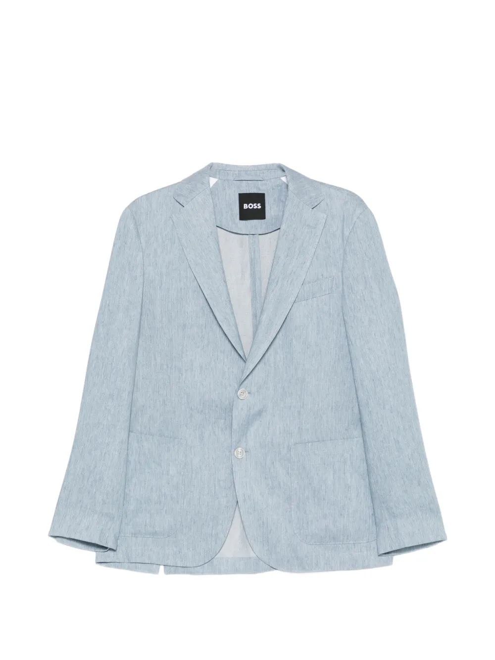 BOSS chest-pocket blazer - Blu