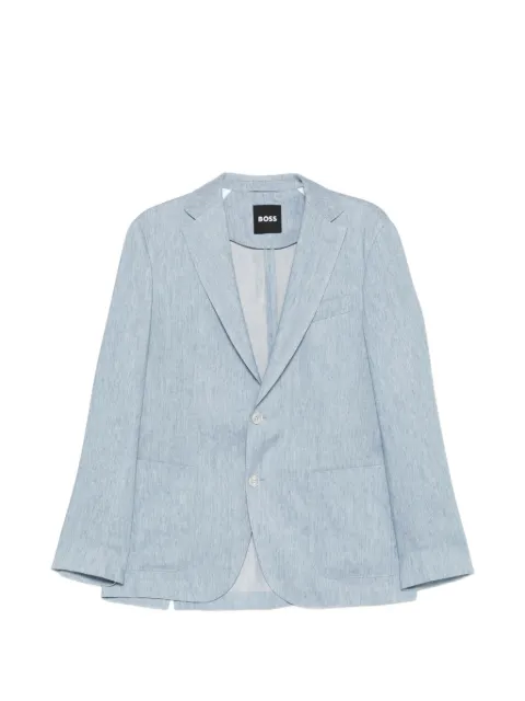 BOSS blazer con bolsillo en el pecho