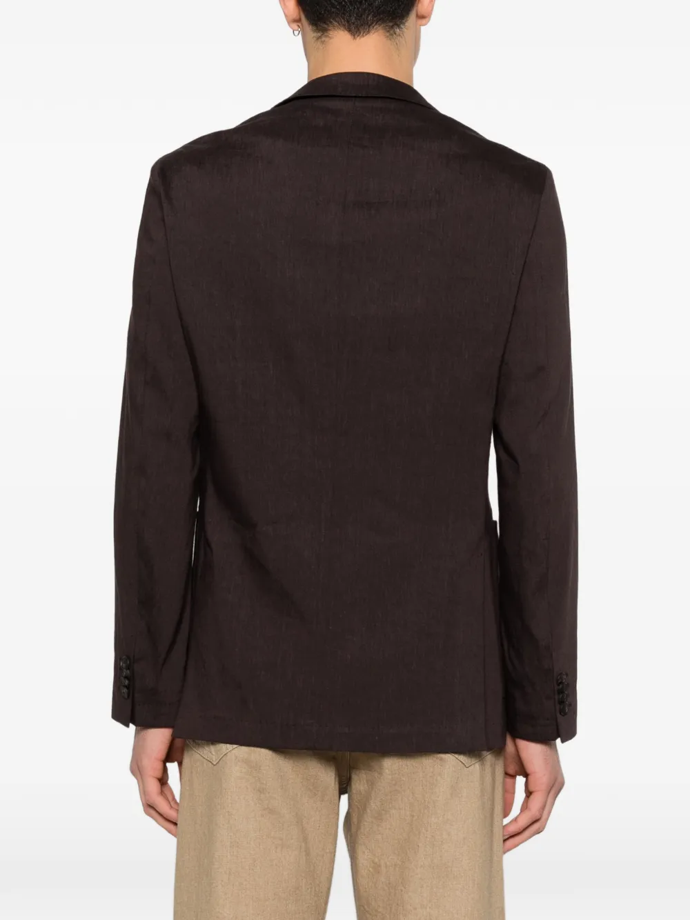 BOSS Blazer met opgestikte zak en knopen Bruin